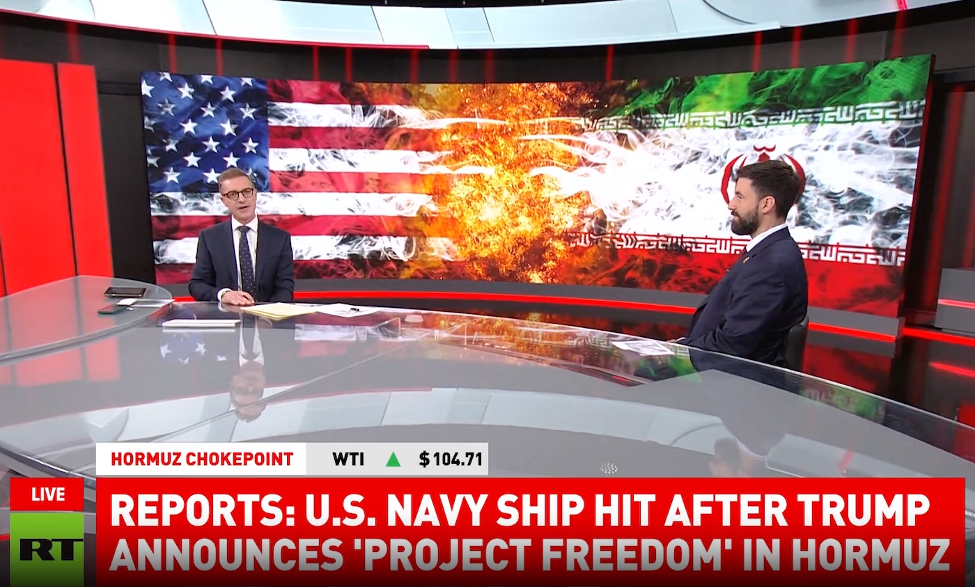 Two missiles strike US Navy ship